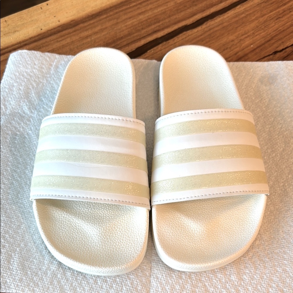 Adidas Striped Slides
